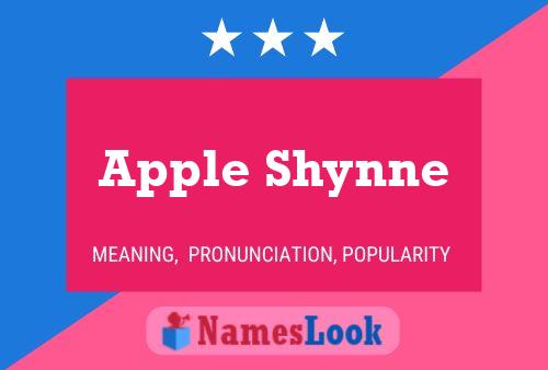 ملصق اسم Apple Shynne