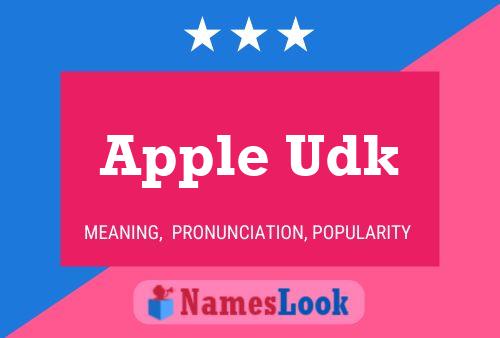 ملصق اسم Apple Udk