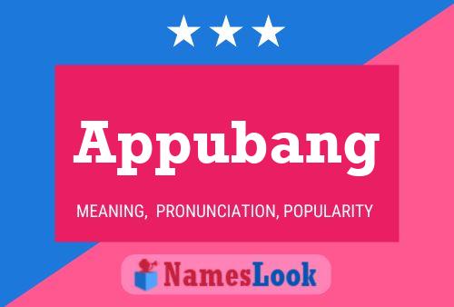 ملصق اسم Appubang