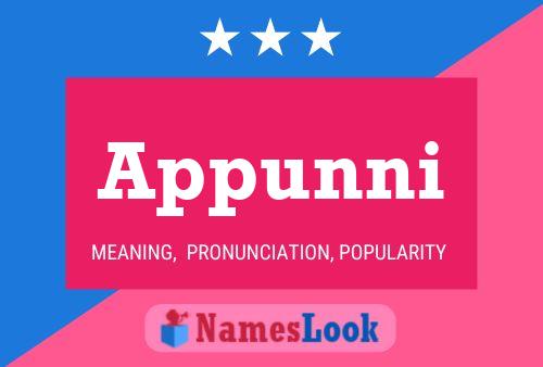 ملصق اسم Appunni