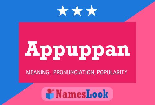 ملصق اسم Appuppan