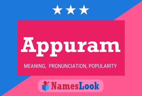 ملصق اسم Appuram