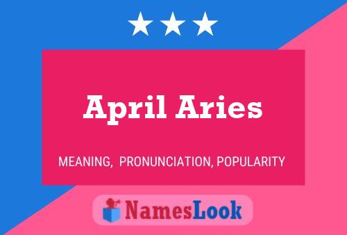 ملصق اسم April Aries