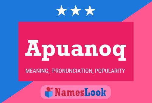 ملصق اسم Apuanoq