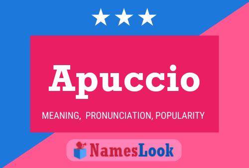 ملصق اسم Apuccio