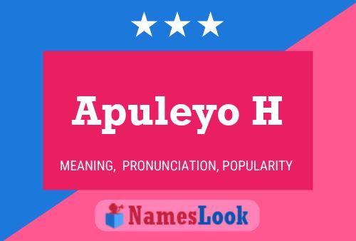 ملصق اسم Apuleyo H