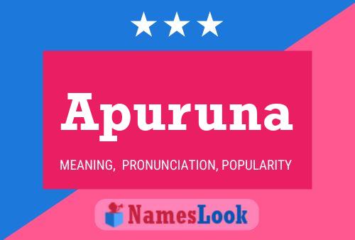 ملصق اسم Apuruna