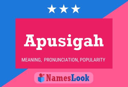 ملصق اسم Apusigah