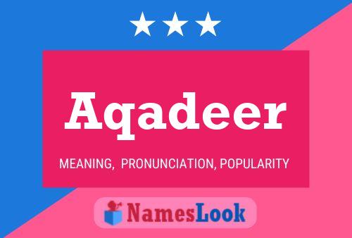 ملصق اسم Aqadeer