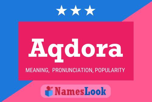 ملصق اسم Aqdora