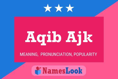 ملصق اسم Aqib Ajk