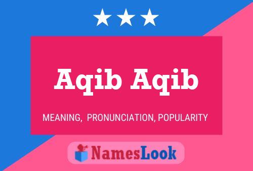 ملصق اسم Aqib Aqib