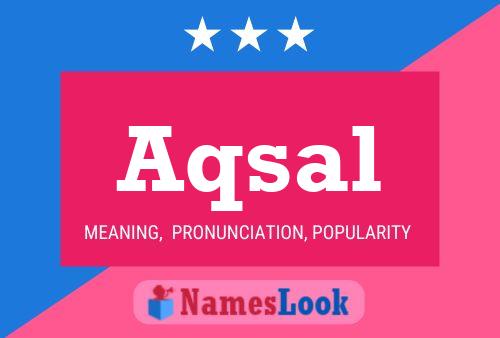 ملصق اسم Aqsal