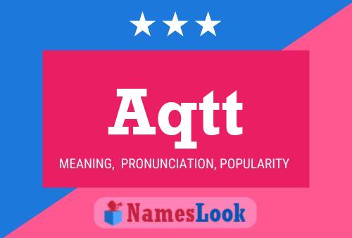 ملصق اسم Aqtt