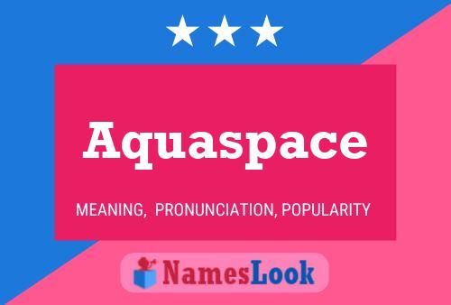 ملصق اسم Aquaspace