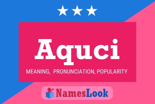 ملصق اسم Aquci