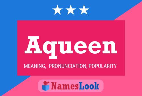 ملصق اسم Aqueen