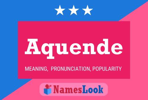 ملصق اسم Aquende