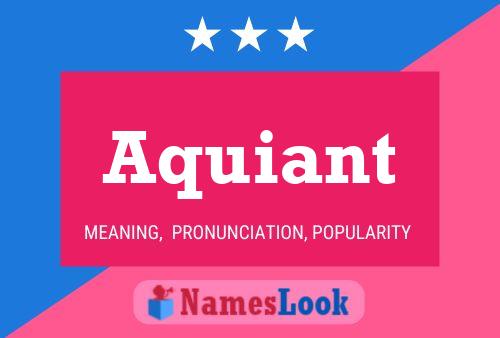 ملصق اسم Aquiant