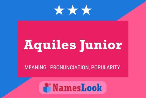 ملصق اسم Aquiles Junior