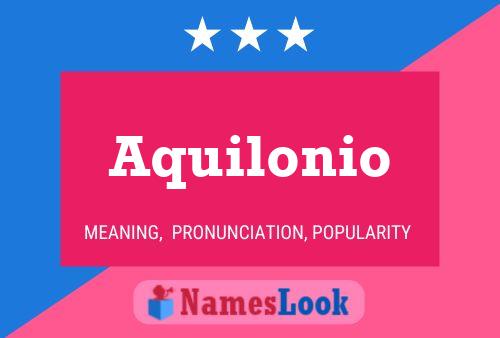 ملصق اسم Aquilonio