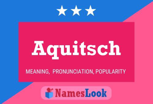 ملصق اسم Aquitsch