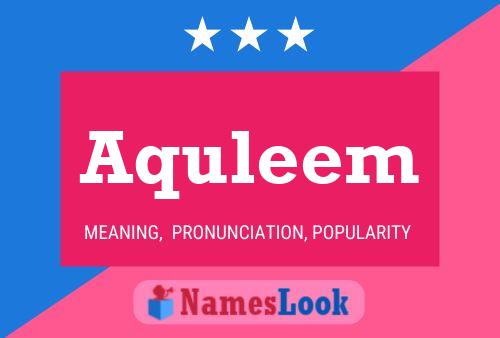 ملصق اسم Aquleem