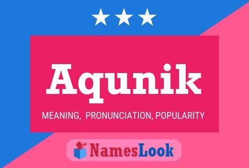 ملصق اسم Aqunik