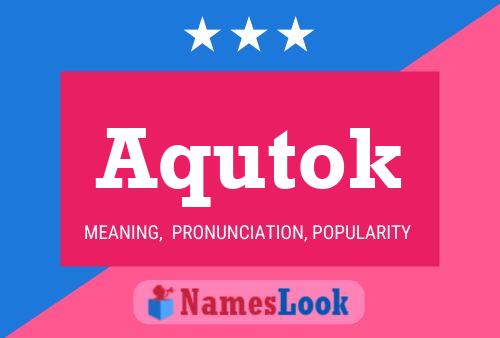 ملصق اسم Aqutok