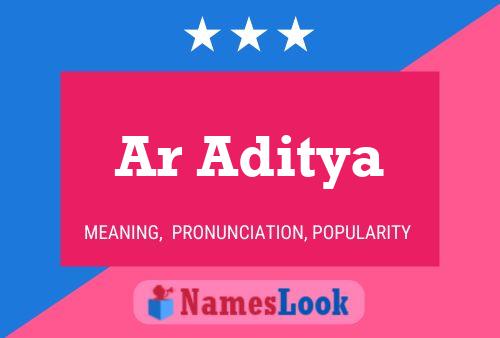 ملصق اسم Ar Aditya