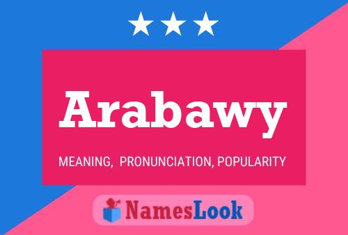 ملصق اسم Arabawy