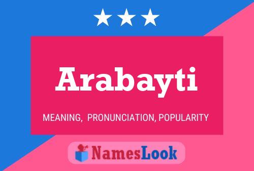 ملصق اسم Arabayti