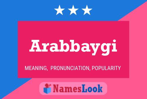 ملصق اسم Arabbaygi