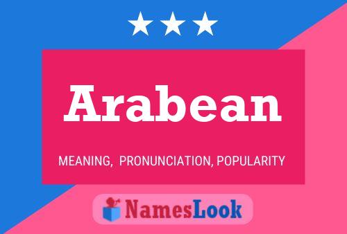 ملصق اسم Arabean