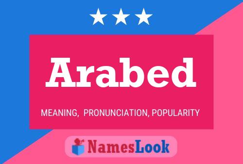 ملصق اسم Arabed