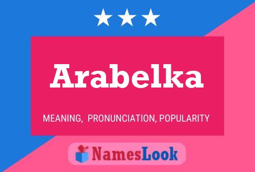 ملصق اسم Arabelka