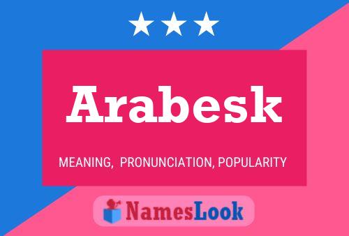 ملصق اسم Arabesk