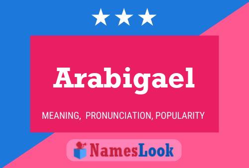 ملصق اسم Arabigael