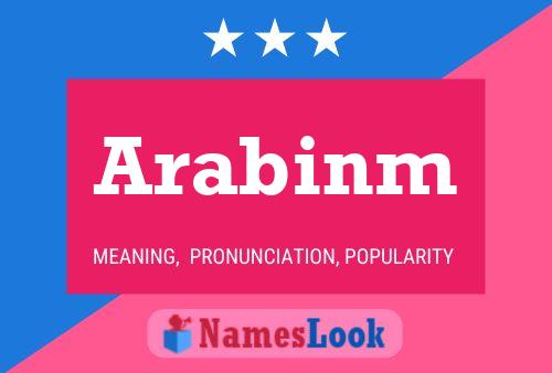 ملصق اسم Arabinm