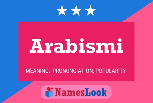 ملصق اسم Arabismi