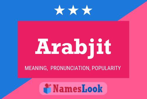 ملصق اسم Arabjit