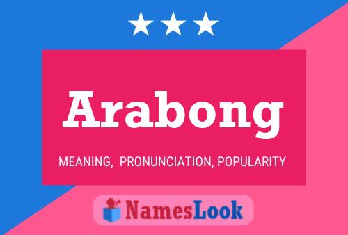 ملصق اسم Arabong