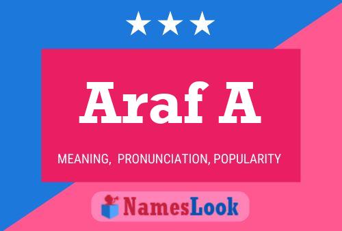 ملصق اسم Araf A