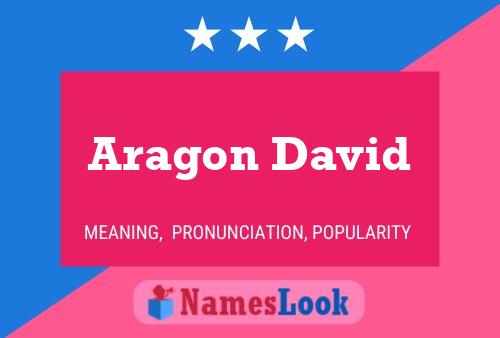 ملصق اسم Aragon David