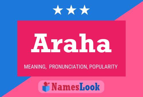 ملصق اسم Araha