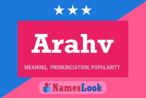 ملصق اسم Arahv