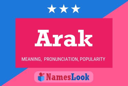 ملصق اسم Arak