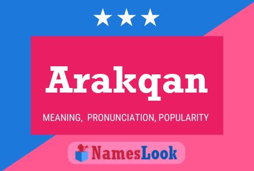 ملصق اسم Arakqan