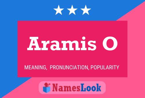 ملصق اسم Aramis O