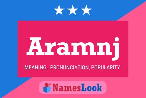 ملصق اسم Aramnj